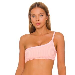 l*Space Axel Bikini Top in Crystal Pink & Lemon Drop
